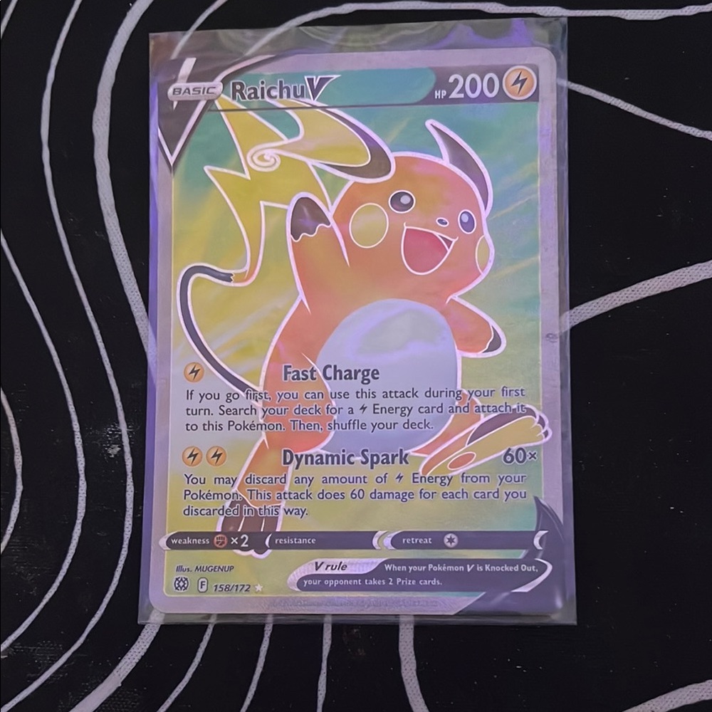 Raichu V Pokémon Card
